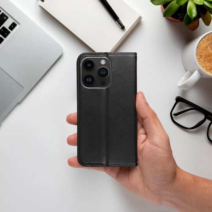 Maciņš Smart Magnetic Samsung A536 A53 5G 5G melns