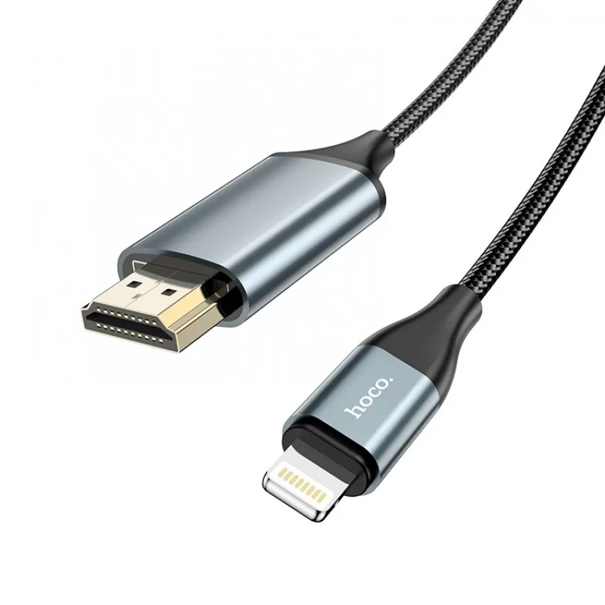 Kaabel Hoco UA15 Lightning kuni HDMI 2.0m hall