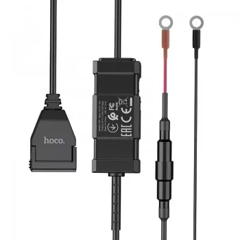 Motocikla lādētājs Hoco Z45 Single Port melns