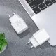 Lādētājs Hoco N22 25W USB-C + USB-C to USB-C cable 1.0m balts
