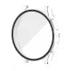 LCD aizsargstikls/vāciņš 360 degree cover Samsung Watch 4 44mm caurspīdīgs
