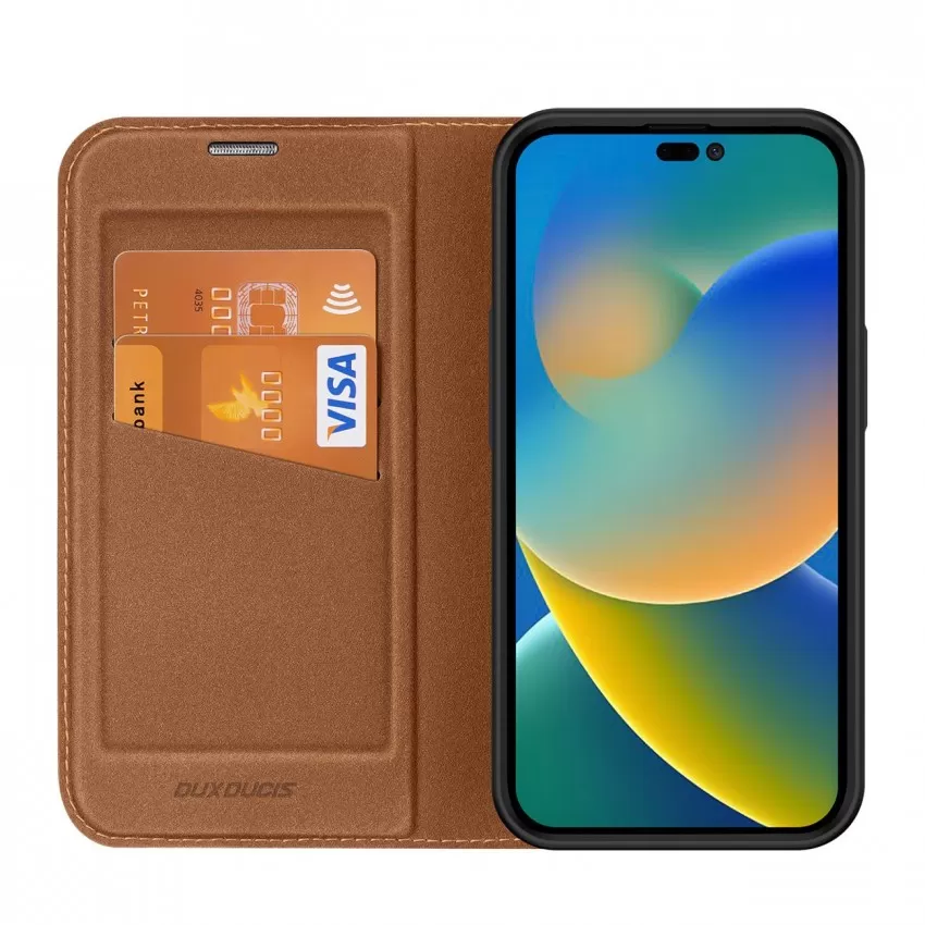 Maciņš Dux Ducis Skin X2 Samsung S916 S23 Plus 5G brūns