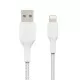 USB kabelis Belkin Boost Charge Braided USB-A to Lightning 1.0m balts