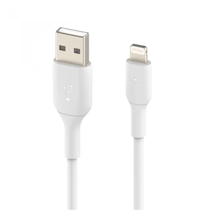 USB kabelis Belkin Boost Charge USB-A to Lightning 1.0m balts