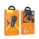 Autolaadija Hoco Z49 2xUSB-A + Lightning must