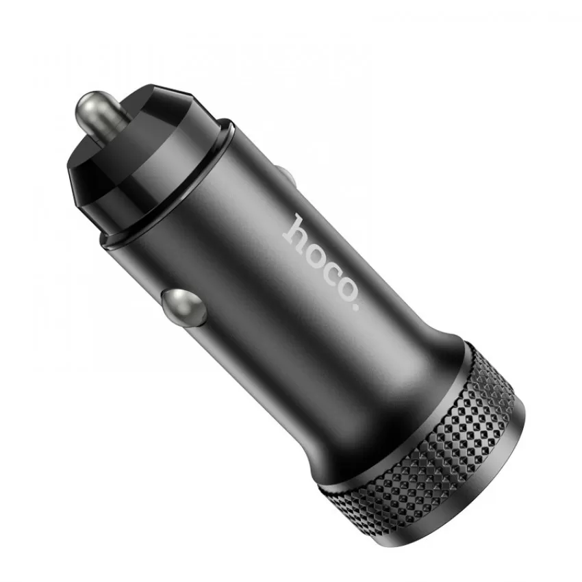 Auto lādētājs Hoco Z49A QC3.0 18W melns