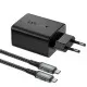 Lādētājs Acefast A17 65W GaN USB-C/USB-A/HDMI melns