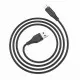 USB kabelis Acefast C3-09 USB-A to MicroUSB 1.2m melns