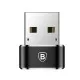 Parveidotājs Baseus Type-C to USB-A melns CAAOTG-01