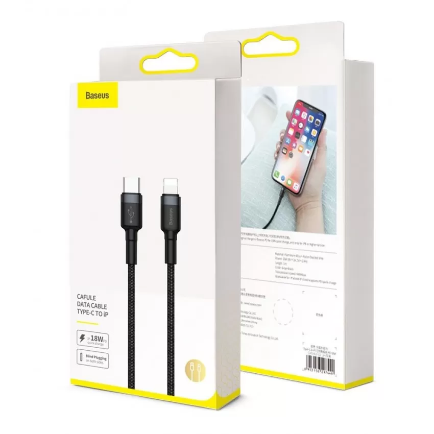 Laadimisjuhe Baseus Cafule PD20W Type-C to Lightning 1.0m hall-must CATLKLF-G1