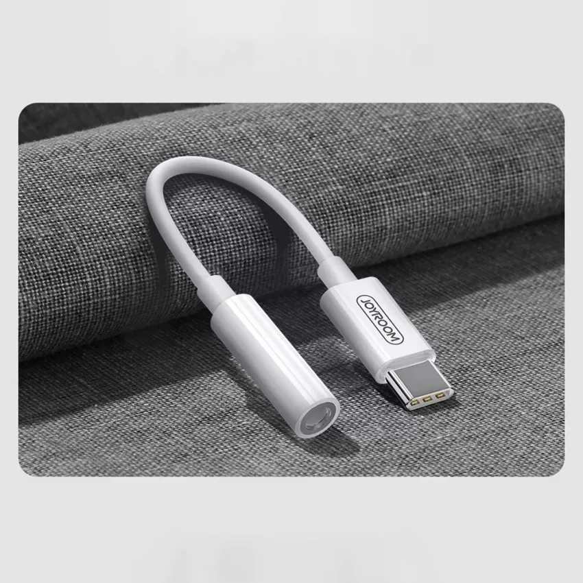 Audio parveidotājs Joyroom SH-C1 Type-C to 3.5mm balts