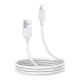 USB kabelis Joyroom S-UL012A9 USB to Lightning 2.4A 1.0m balts