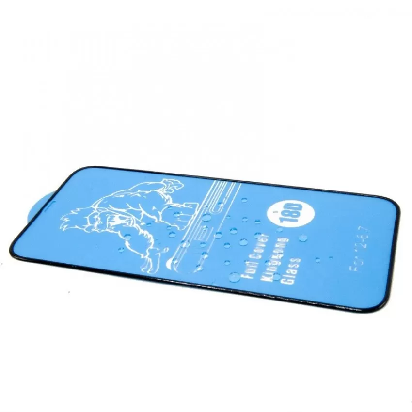LCD aizsargstikls 18D Airbag Shockproof Xiaomi Redmi Note 12S melns