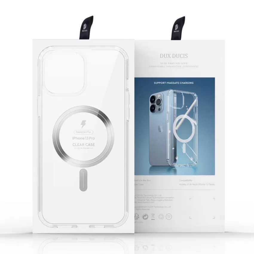 Telefoniümbris Dux Ducis Clin Magsafe Apple iPhone 15 Pro Max läbipaistev