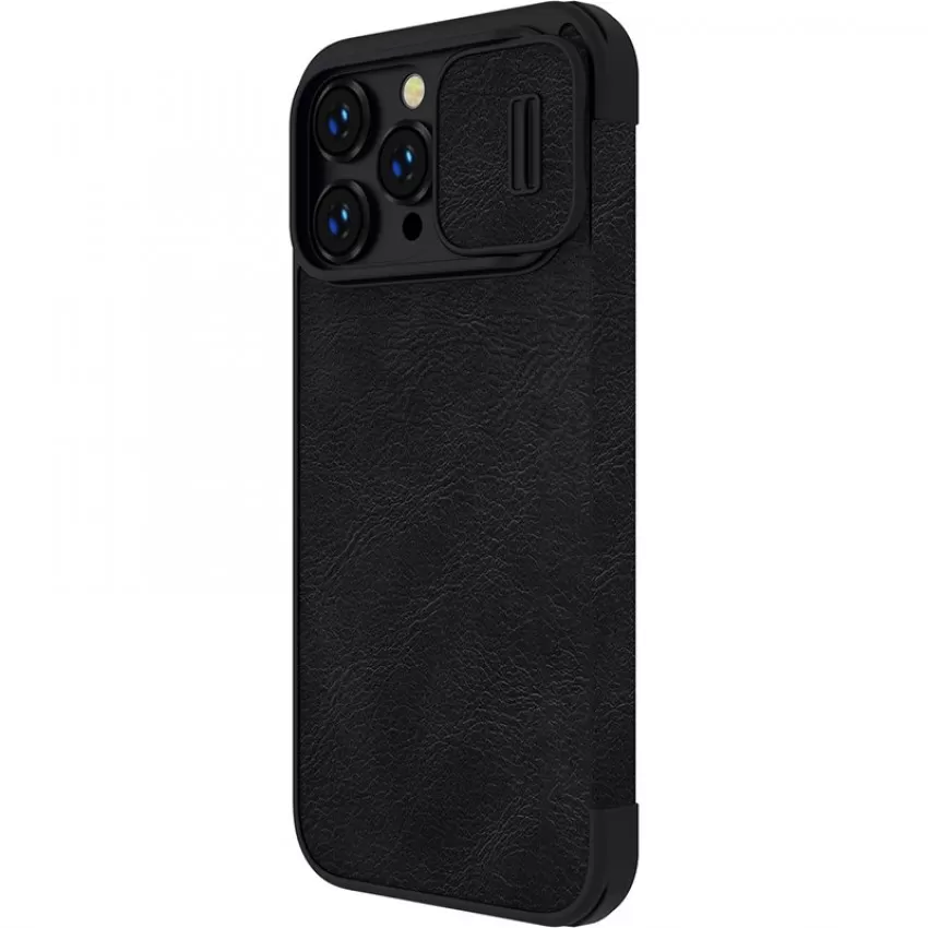 Maciņš Nillkin Qin Pro Leather Samsung S906 S22 Plus 5G melns