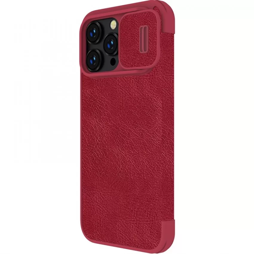 Maciņš Nillkin Qin Pro Leather Samsung S906 S22 Plus 5G sarkans