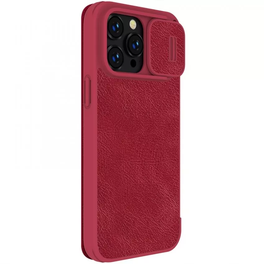 Maciņš Nillkin Qin Pro Leather Samsung S906 S22 Plus 5G sarkans