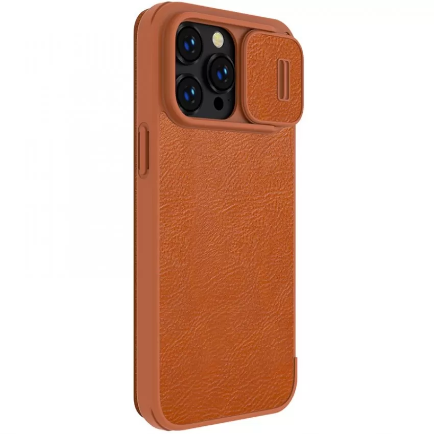 Maciņš Nillkin Qin Pro Leather Samsung S916 S23 Plus 5G brūns