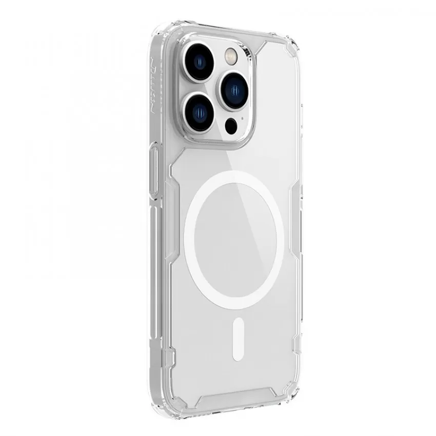 Telefoniümbris Nillkin Nature TPU Pro Magnetic Apple iPhone 14 Pro Max valge