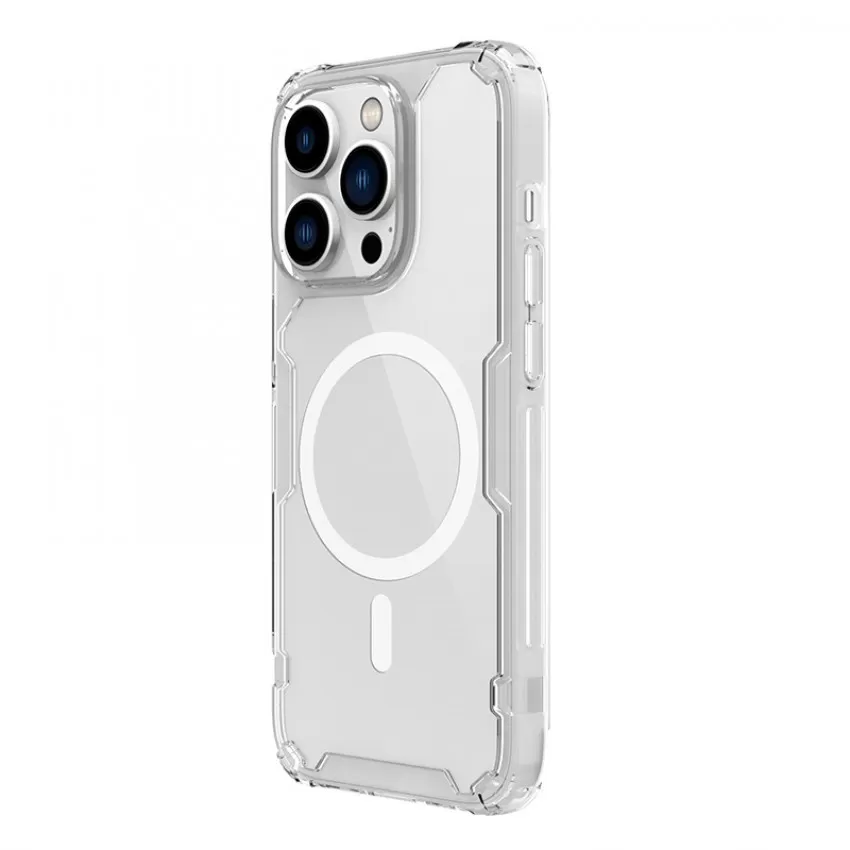 Telefoniümbris Nillkin Nature TPU Pro Magnetic Apple iPhone 14 Pro Max valge