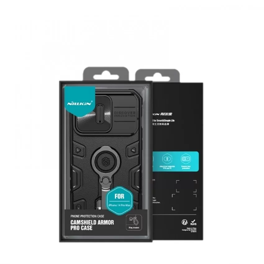 Maciņš Nillkin CamShield Armor Pro Apple iPhone 14 zaļš
