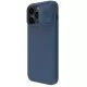Maciņš Nillkin CamShield Silky Magnetic Silicone Apple iPhone 14 Plus tumši zils