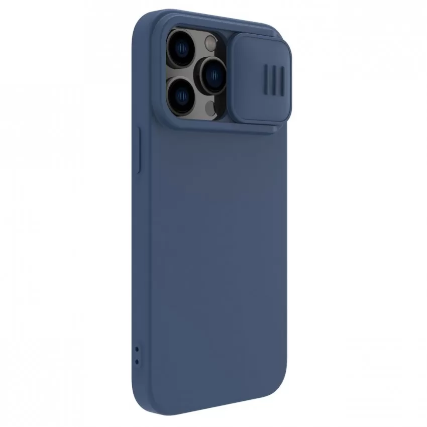 Maciņš Nillkin CamShield Silky Magnetic Silicone Apple iPhone 14 Plus tumši zils