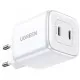 Lādētājs Ugreen CD294 45W GaN 2xUSB-C balts