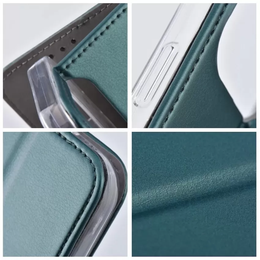 Maciņš Smart Magnetic Xiaomi Redmi Note 12S tumši zaļa