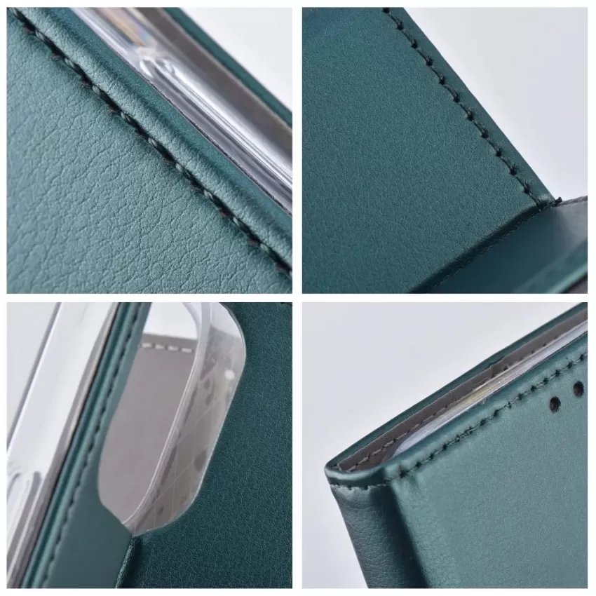 Maciņš Smart Magnetic Xiaomi Redmi Note 12S tumši zaļa
