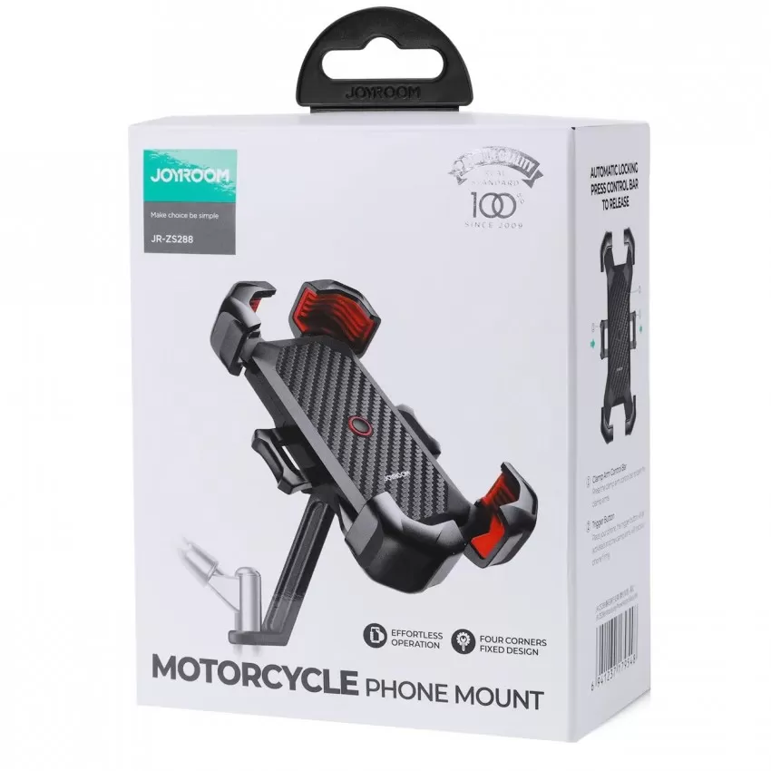 Motocikla tālruņa turētājs Joyroom JR-ZS288 melns
