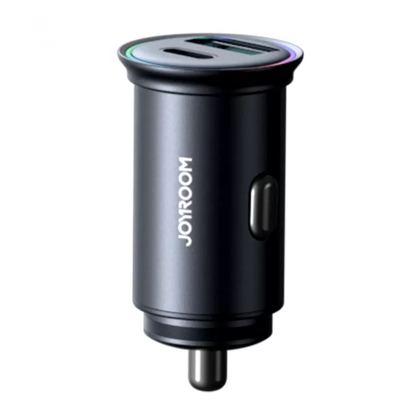 Auto lādētājs Joyroom JR-CCN04 USB-C/USB-A 60W melns