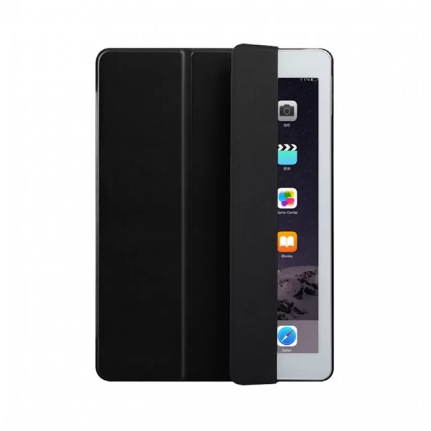 Maciņš Reach Smart Leather Samsung X110/X115 Tab A9 8.7 melns