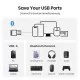 Bluetooth parveidotājs Ugreen CM591 Bluetooth 5.3 melns