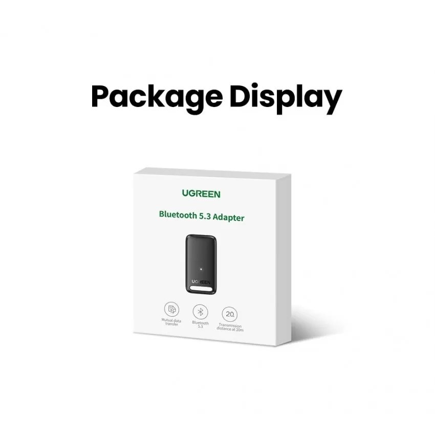 Bluetooth parveidotājs Ugreen CM591 Bluetooth 5.3 melns