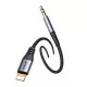 Audio kabelis Joyroom SY-A06 Lightning to 3,5mm 1.2m melns