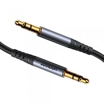 Audio kabelis Joyroom SY-A08 3,5mm to 3,5mm 1.2m melns