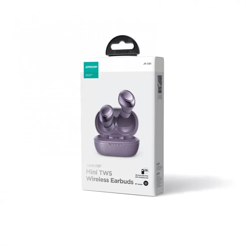 Bezvadu austiņas Joyroom TWS JR-DB1 violets