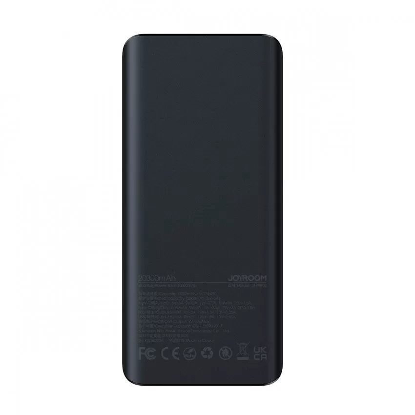 Arejais-akumulators Power Bank Joyroom JR-PBF02 30W 20000mAh melns