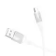 USB kabelis Borofone BX101 USB-A to USB-C 1.0m balts