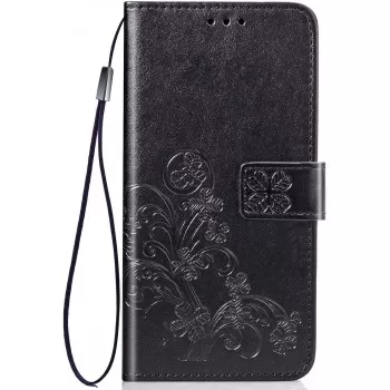 Maciņš Flower Book Samsung A155 A15 4G/A156 A15 5G melns