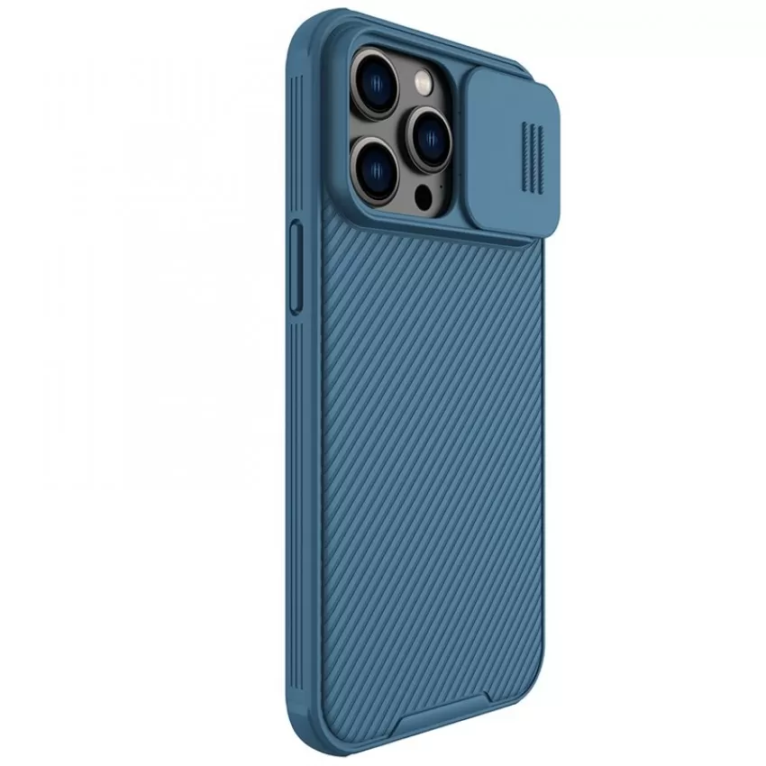 Maciņš Nillkin CamShield Pro Apple iPhone 15 Pro zils