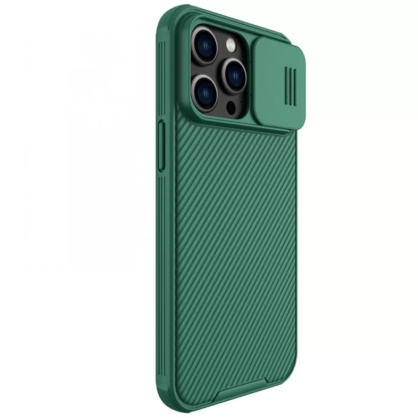 Maciņš Nillkin CamShield Pro Apple iPhone 15 Pro zaļš