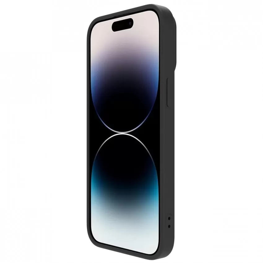 Maciņš Nillkin CamShield Silky Silicone Apple iPhone 15 melns
