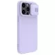 Maciņš Nillkin CamShield Silky Silicone Apple iPhone 15 Pro gaiši violets