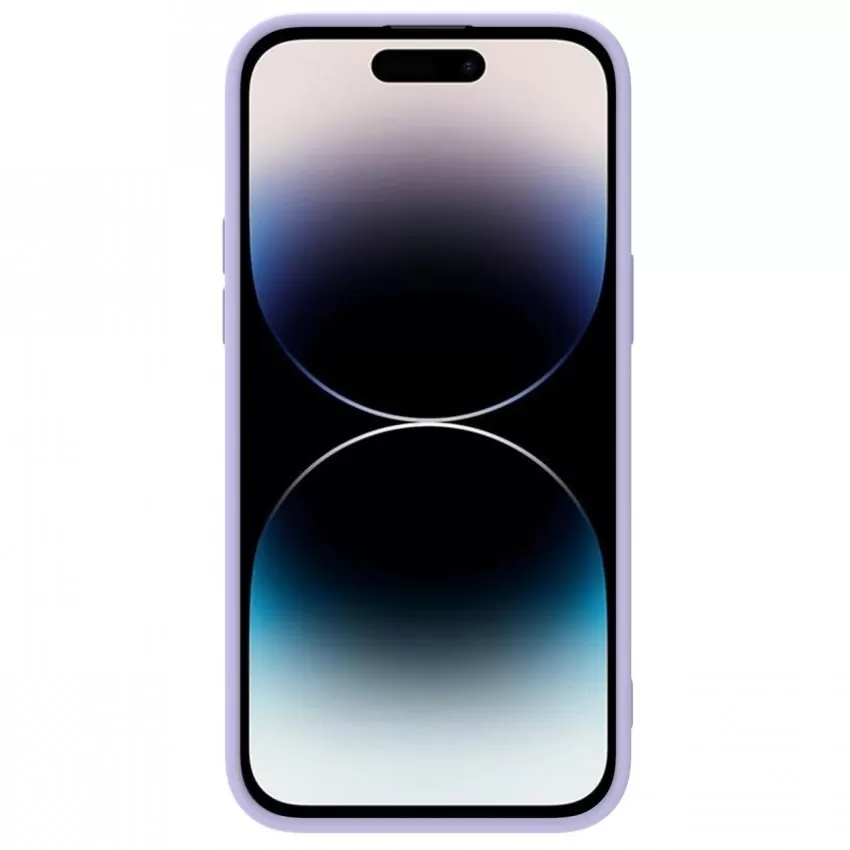 Maciņš Nillkin CamShield Silky Silicone Apple iPhone 15 Pro gaiši violets