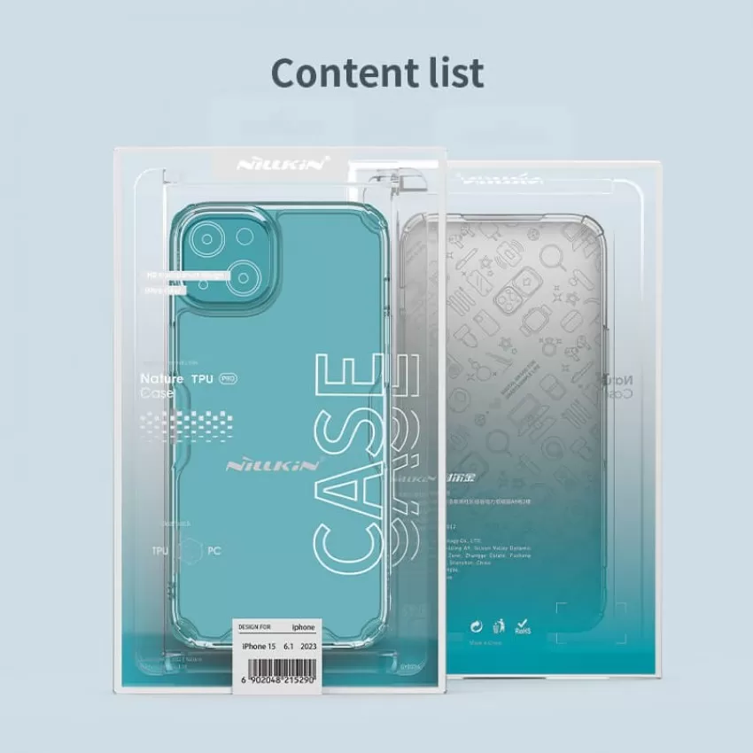 Maciņš Nillkin Nature TPU Pro Apple iPhone 15 balts