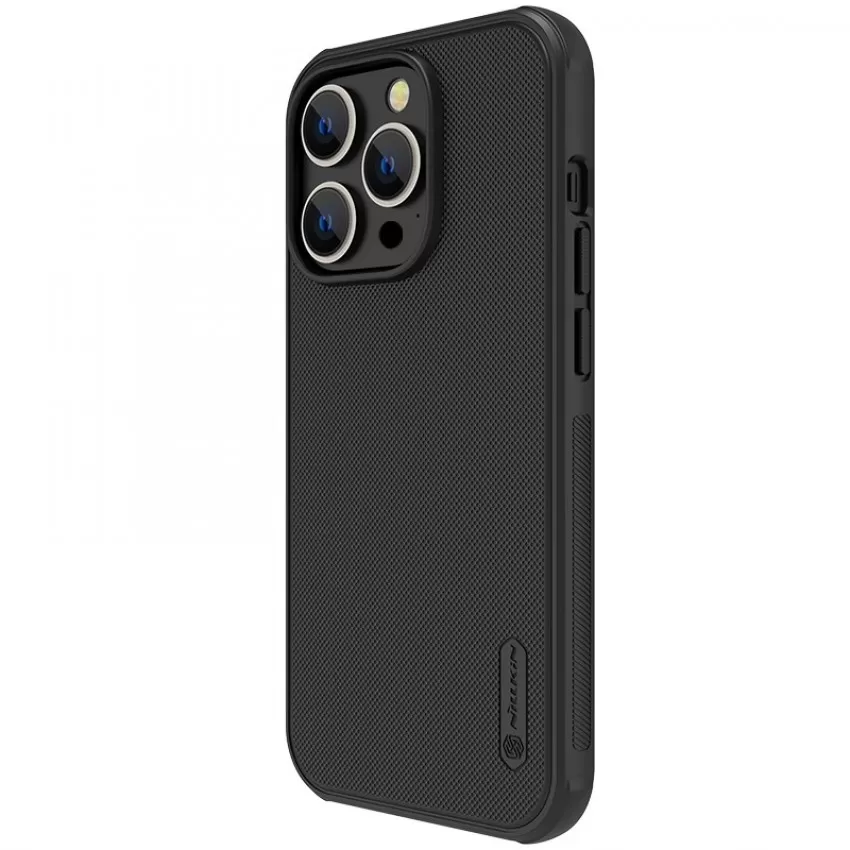Maciņš Nillkin Super Frosted Shield Pro Apple iPhone 15 melns