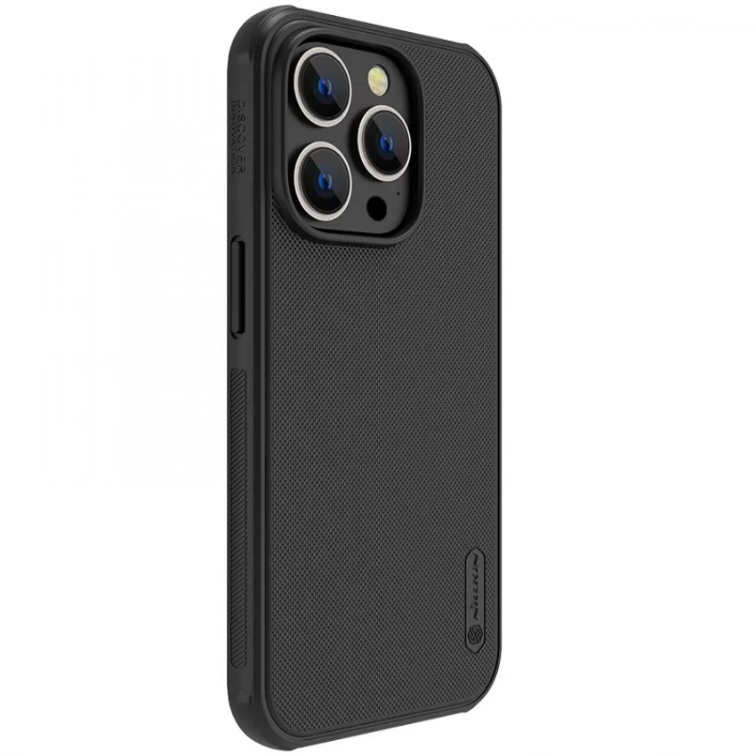Maciņš Nillkin Super Frosted Shield Pro Apple iPhone 15 melns