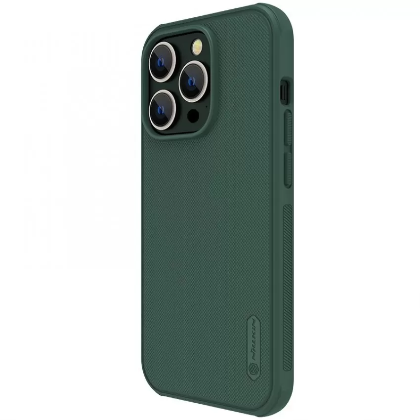 Maciņš Nillkin Super Frosted Shield Pro Apple iPhone 14 Pro Max zaļš